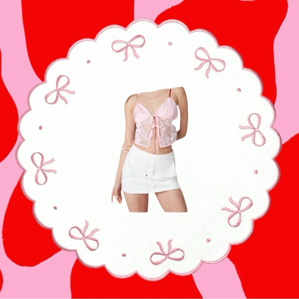 pink self-tie cami π₯ 5 for $25!! - Picture 5 of 5